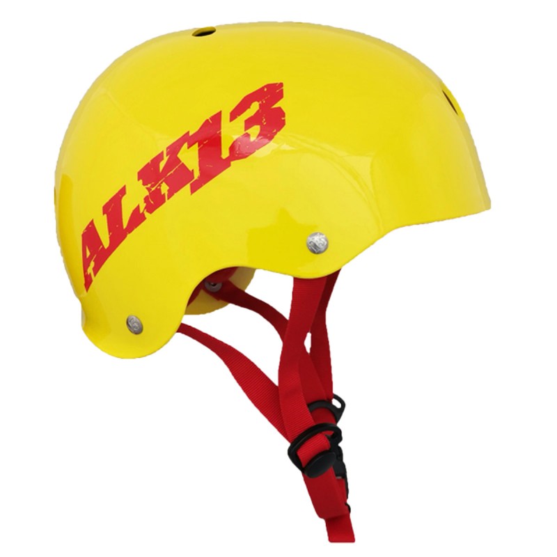 Casque ALK13 H2O Yellow - Red Logo - The Corner Shop