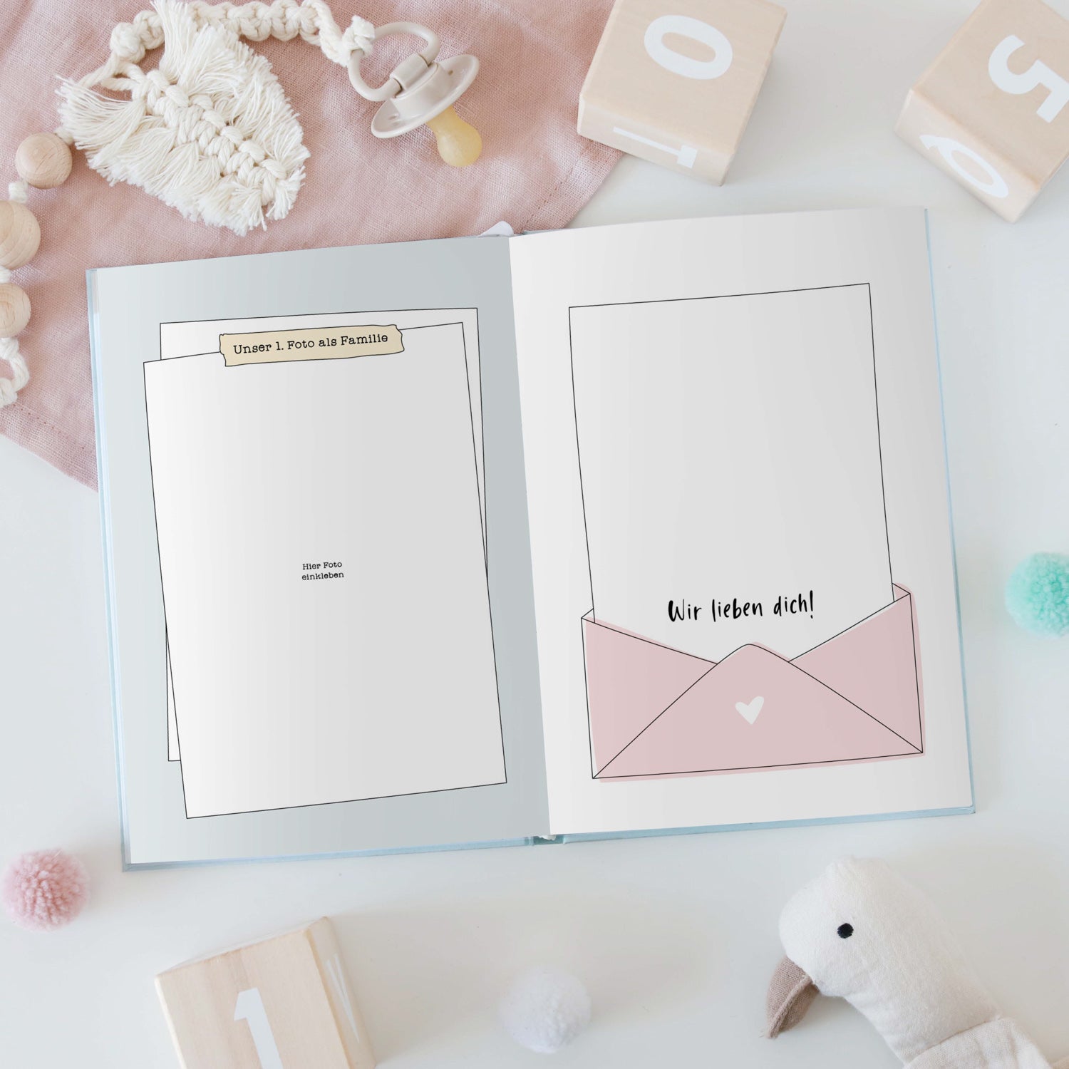 Baby-Tagebuch „Kleine Glasmomente