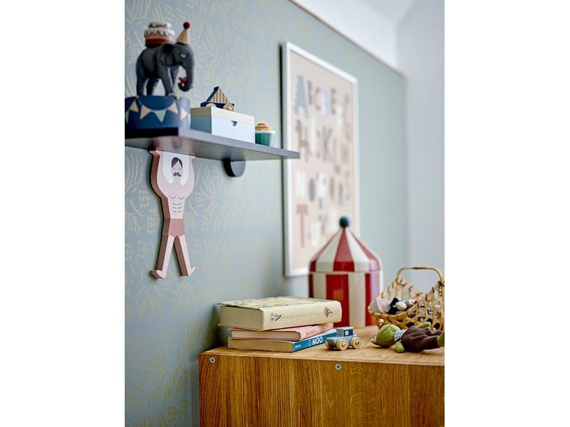 Bloomingville Regal Rossaio Schwarz, MDF Wandregal für Kinder