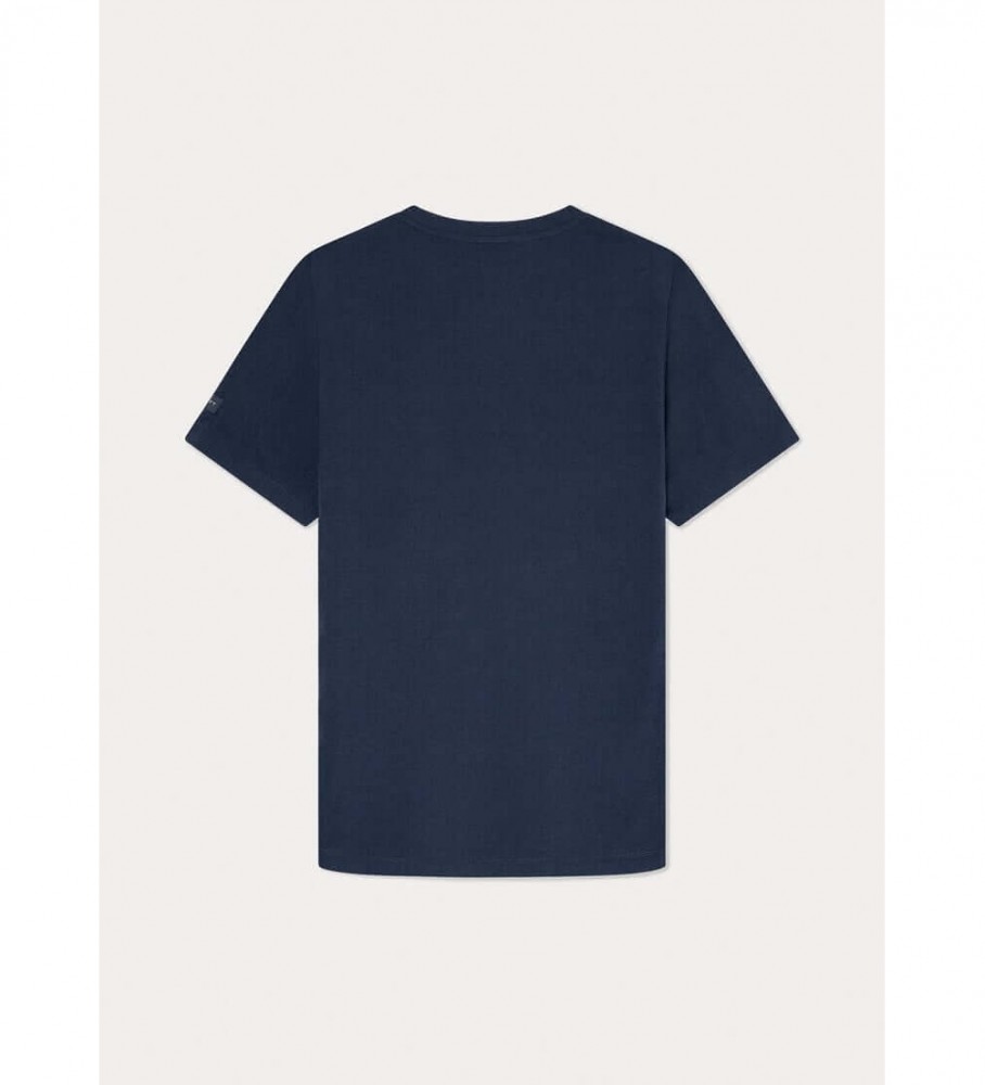 Camiseta Hackett Navy Print Logo