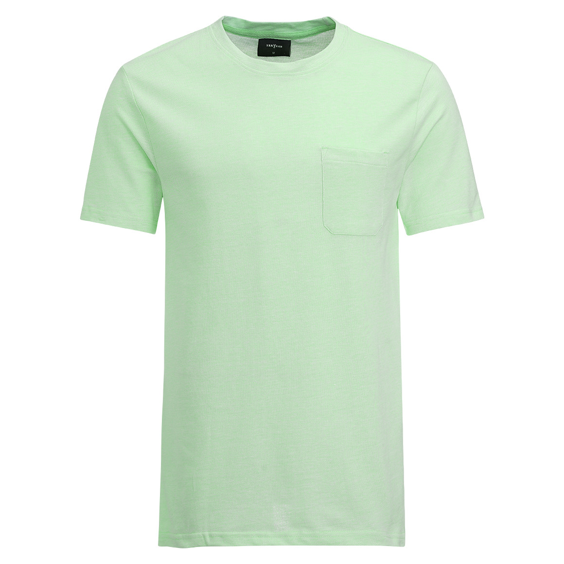VanVaan Herren T-Shirt in Piqué-Qualität hellgrün