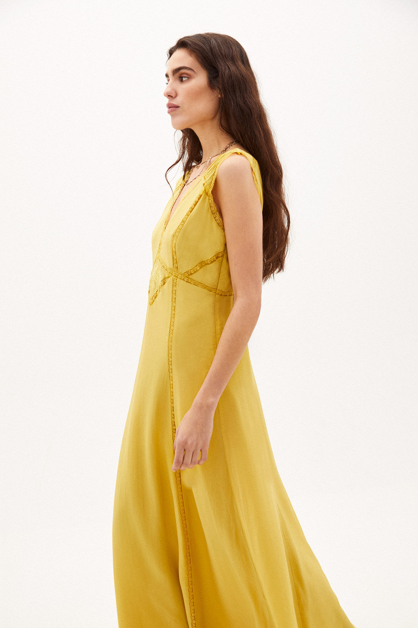 Vestido longo Megan Lingerie - Estampado