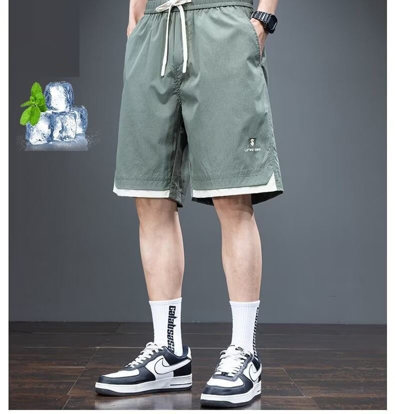 Urtishia - Snel drogende shorts met trekkoord in de taille