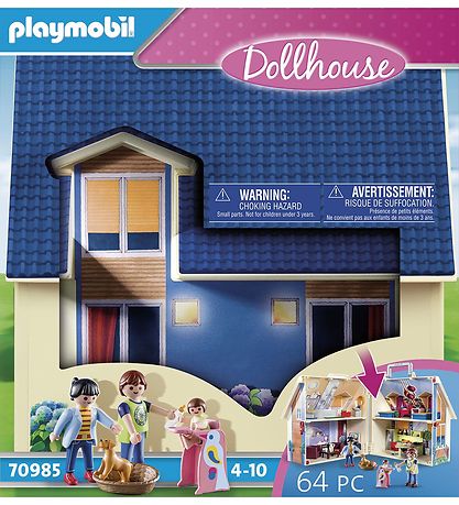 Playmobil Dollhouse - Mein Tag-mit-Puppenhaus - 70985 - 64 Teile