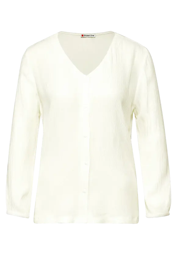 Materialmix Shirt - off white