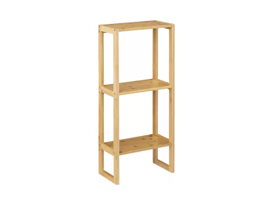 Etagère de rangement 3 niveaux en Bambou H 84 cm