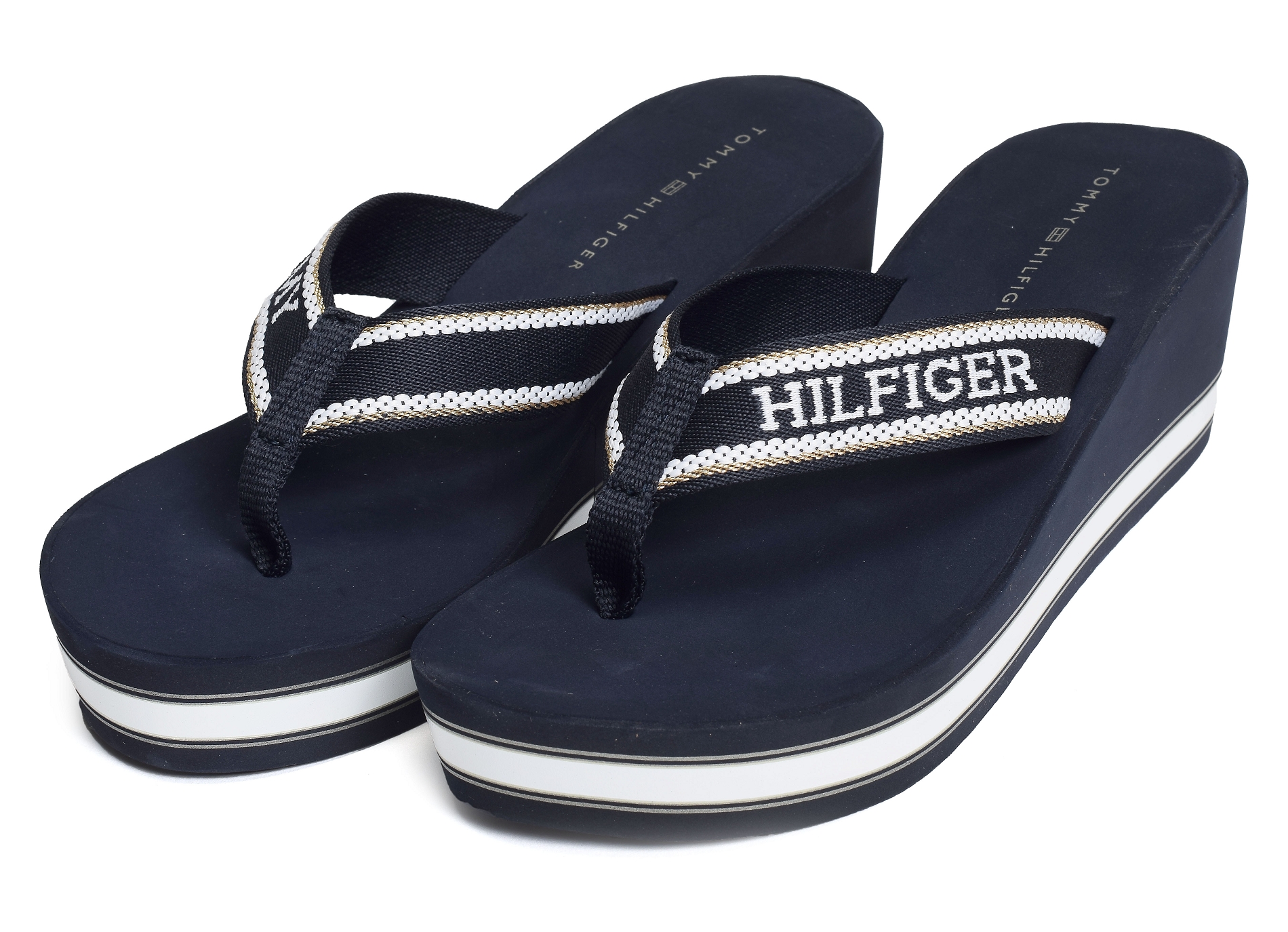 Hilfiger wedge beach sandal 7903 marine