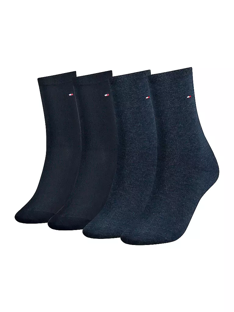 TOMMY HILFIGER Socken 4er Pkg. Jeans/Blue  blau
