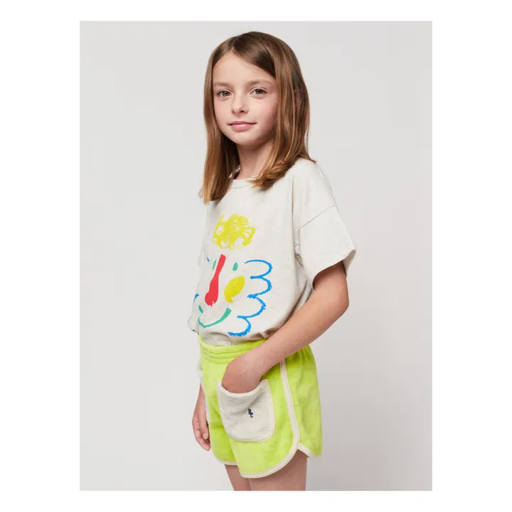 Bobo Choses Short Coton Bio Eponge | Vert anis