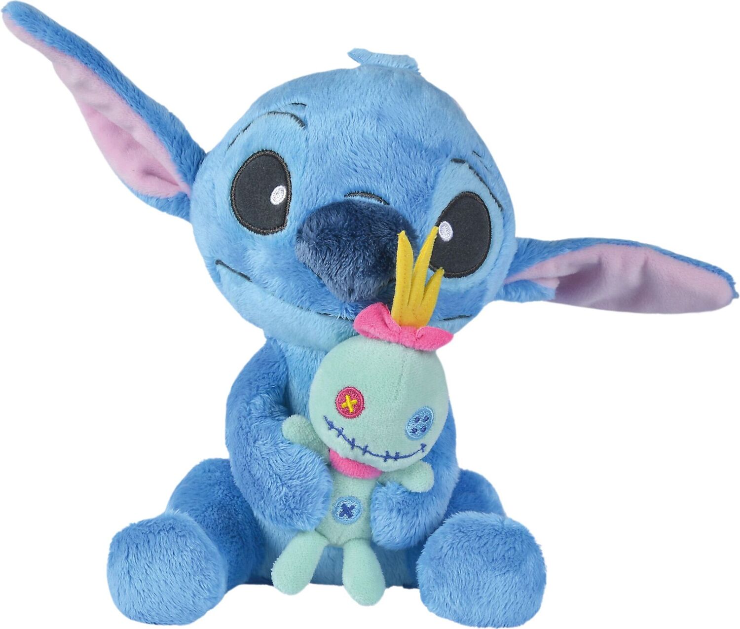 Disney knuffel Lilo & Stitch met Scrump blauw 20 x 25 x 35 cm