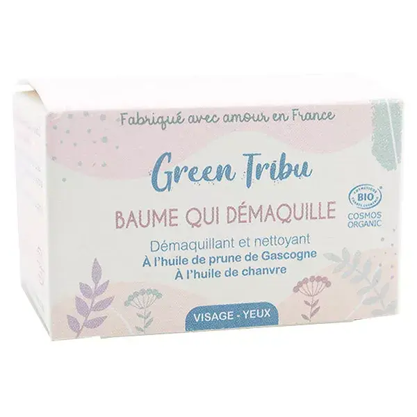 Bálsamo de limpeza e demaquilante orgânico Green Tribu 30g