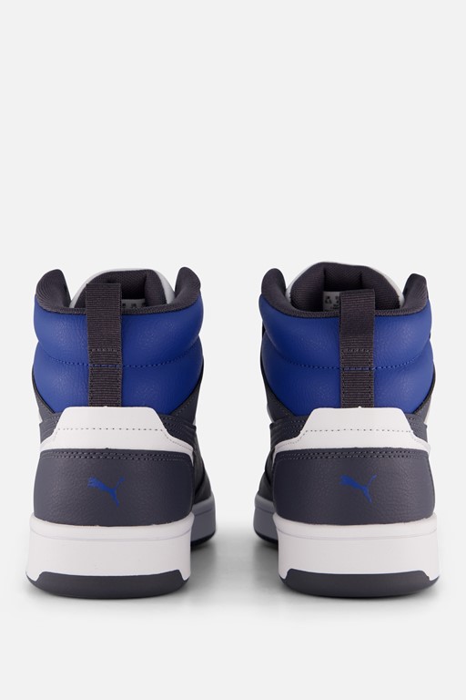 Puma Rebound v6 Sneakers wit Imitatieleer