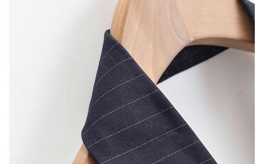 Faiar - Halter-hals geknoopt detail open rug geplooide mini A-lijn jurk