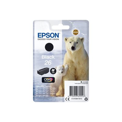 Epson 26 Ours polaire - noir - cartouche d'encre originale