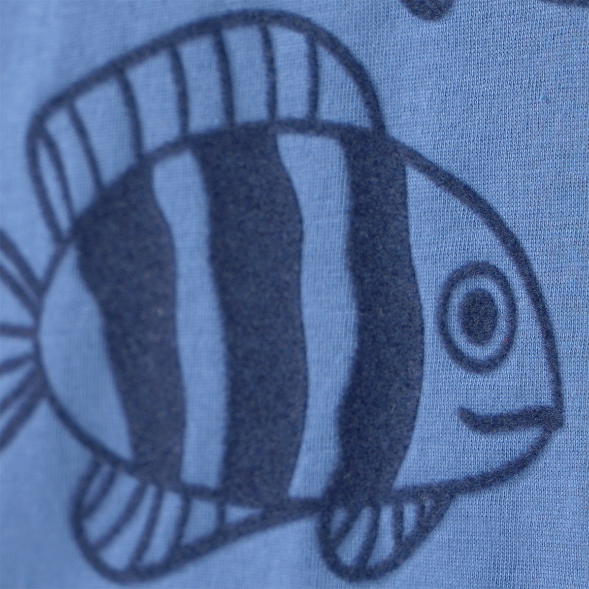 Topolino Jungen T-Shirt mit Fisch-Motiv blau