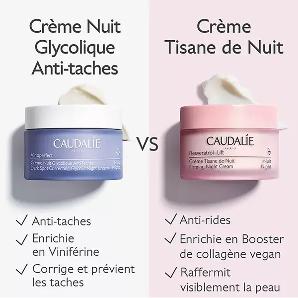 Creme Noturno Glicólico Vinoperfect da Caudalie 50ml