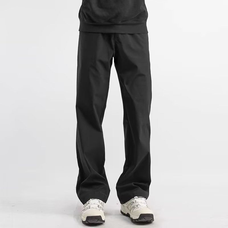 Blueforce - Hoge taille effen losse broek