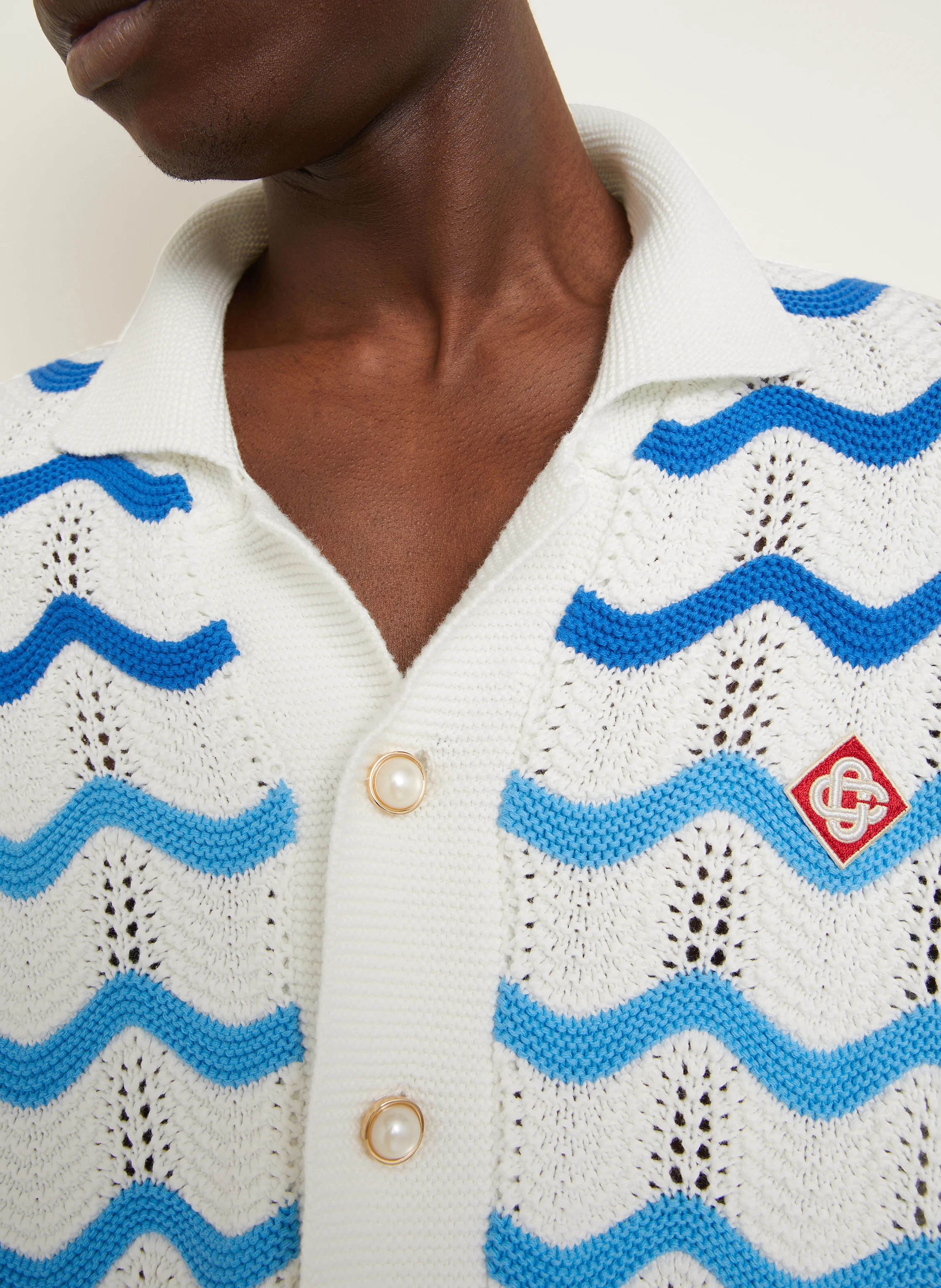 Casablanca Strickhemd WAVE