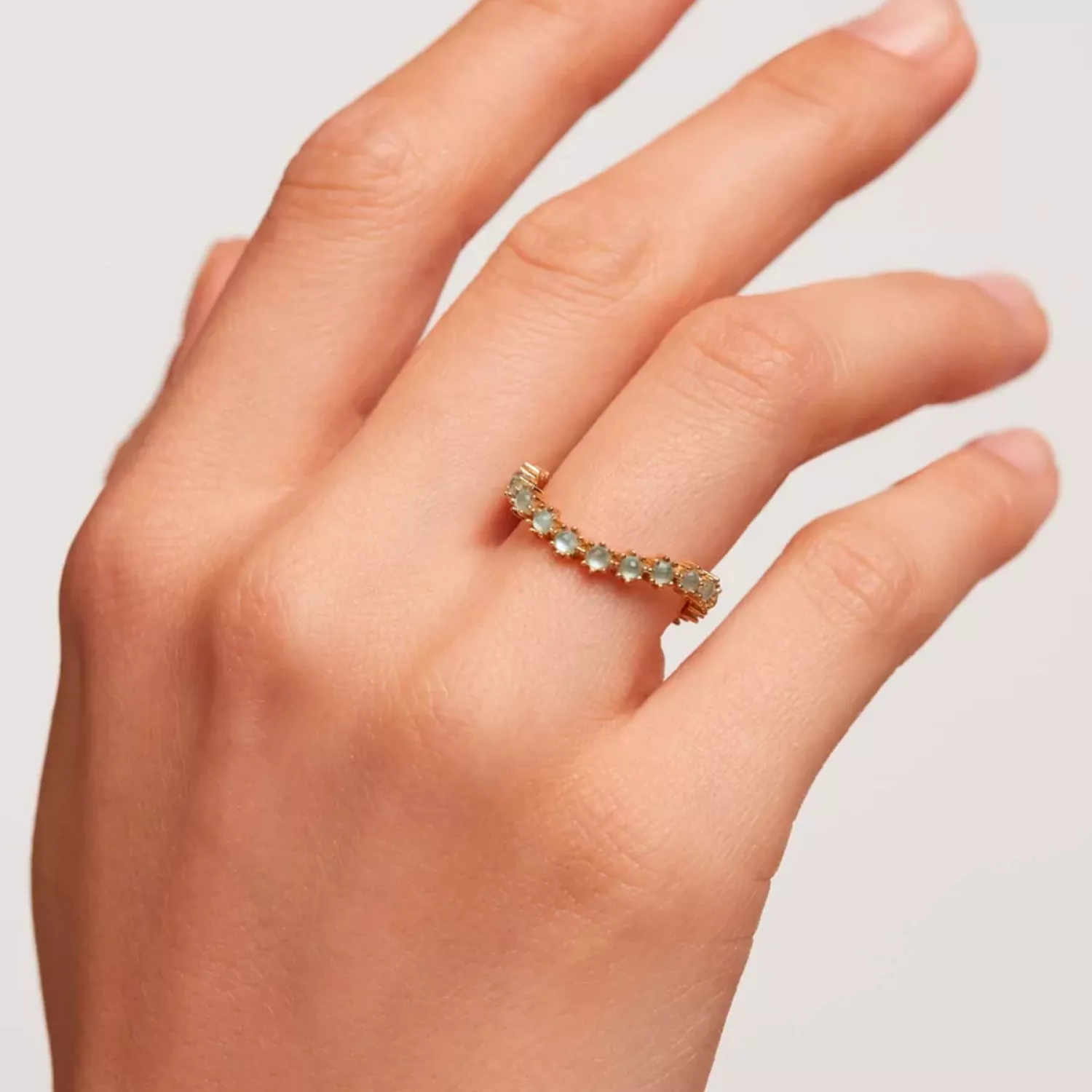 PDPAOLA Tide Ring 18 kt. Forgyldt Sølv AN01-460