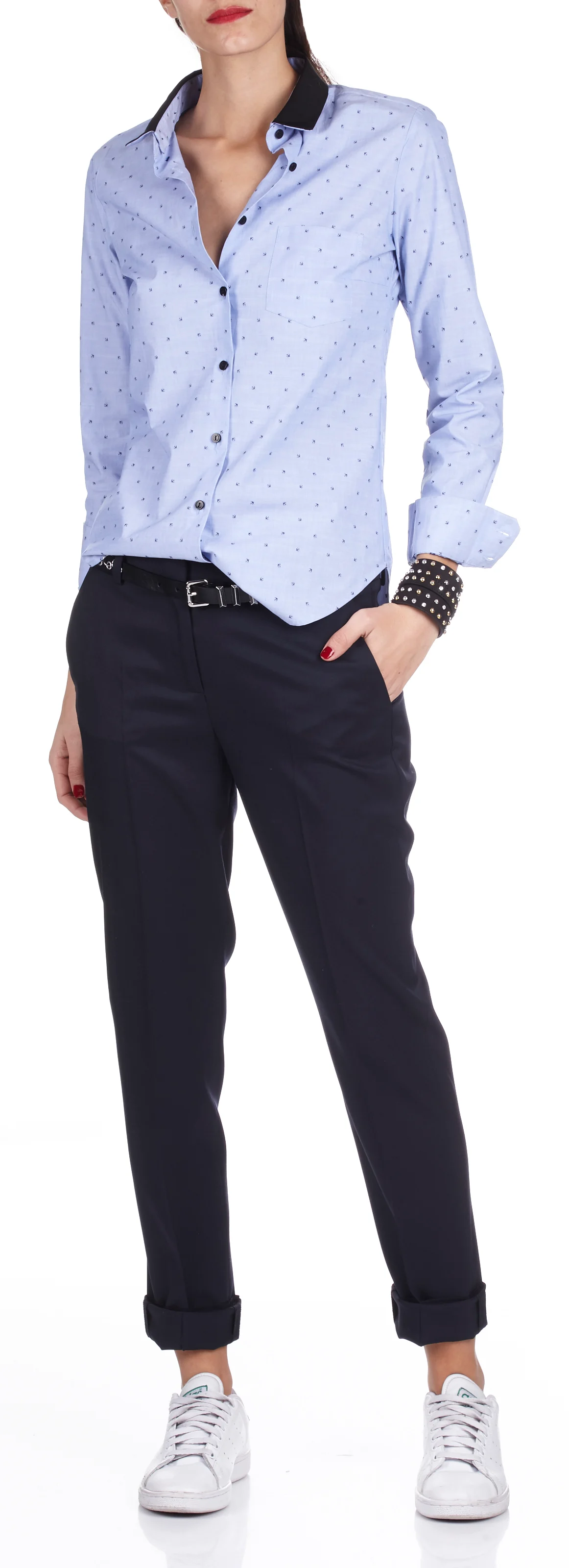 Pantalon slim | Bleu