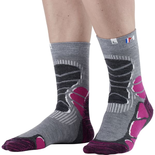 Chaussette randonnée MONNET MID EXTRA LIGHT ROSE
