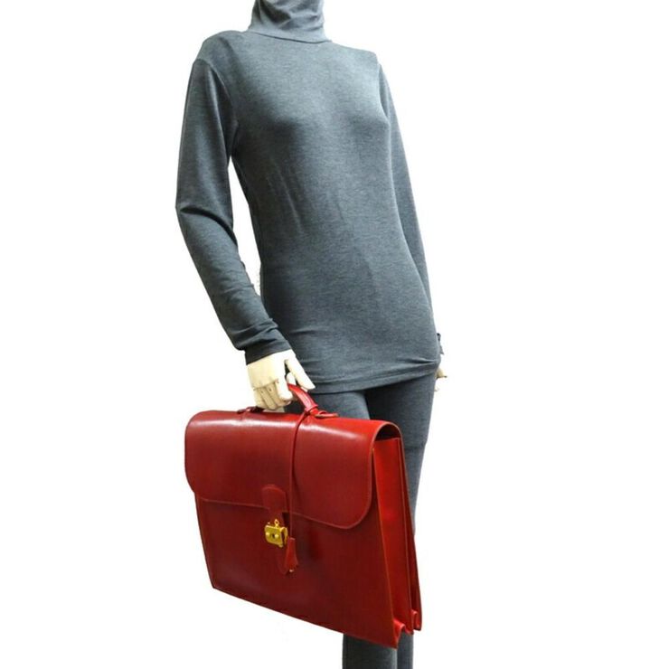 Hermès Vintage Hermès Handbag Red