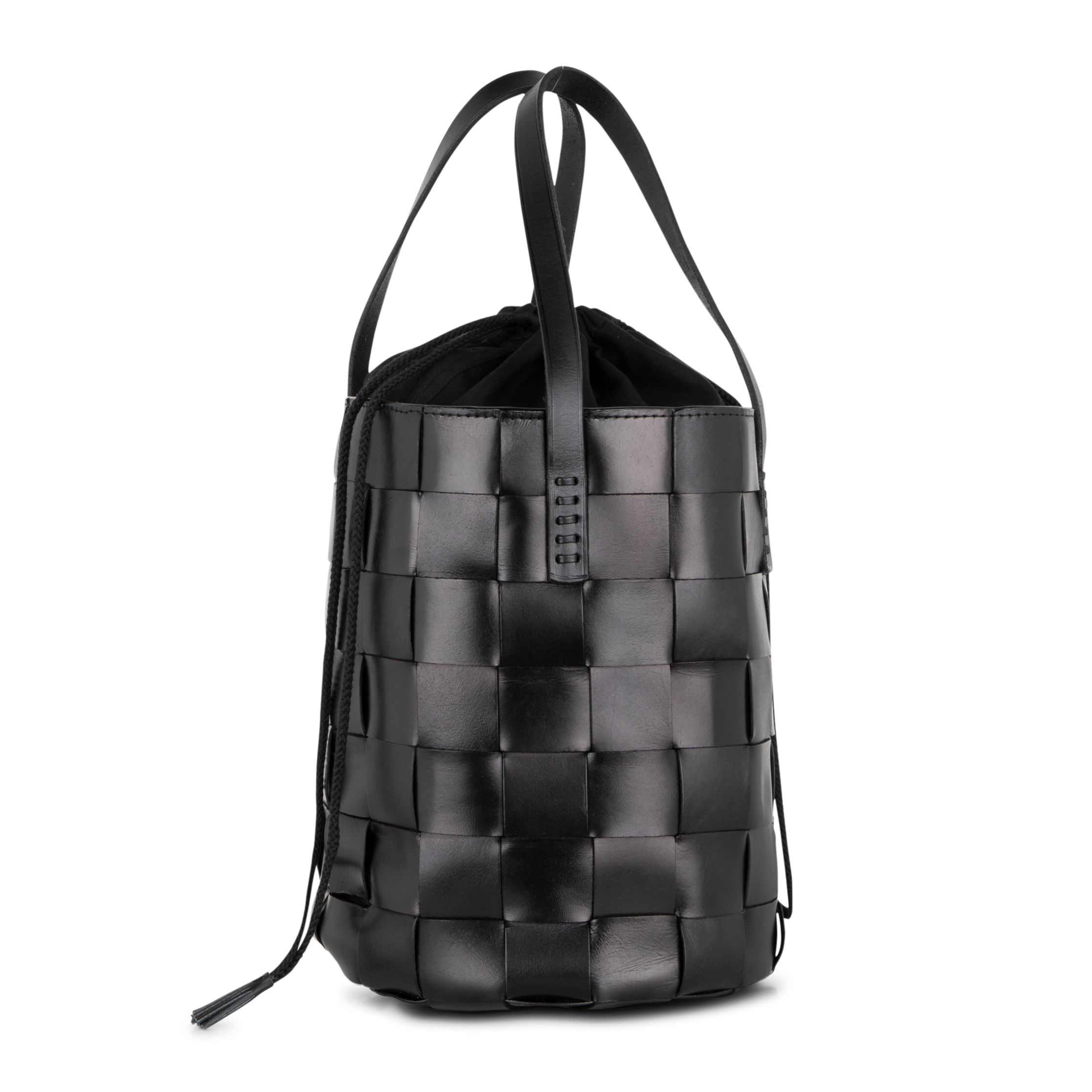 JAPAN BUCKET - Sac seau en cuir | Noir