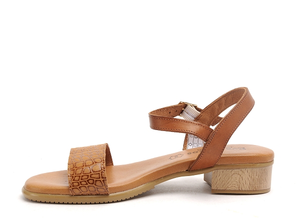 Eva frutos nu pieds talons femme 1390 marron