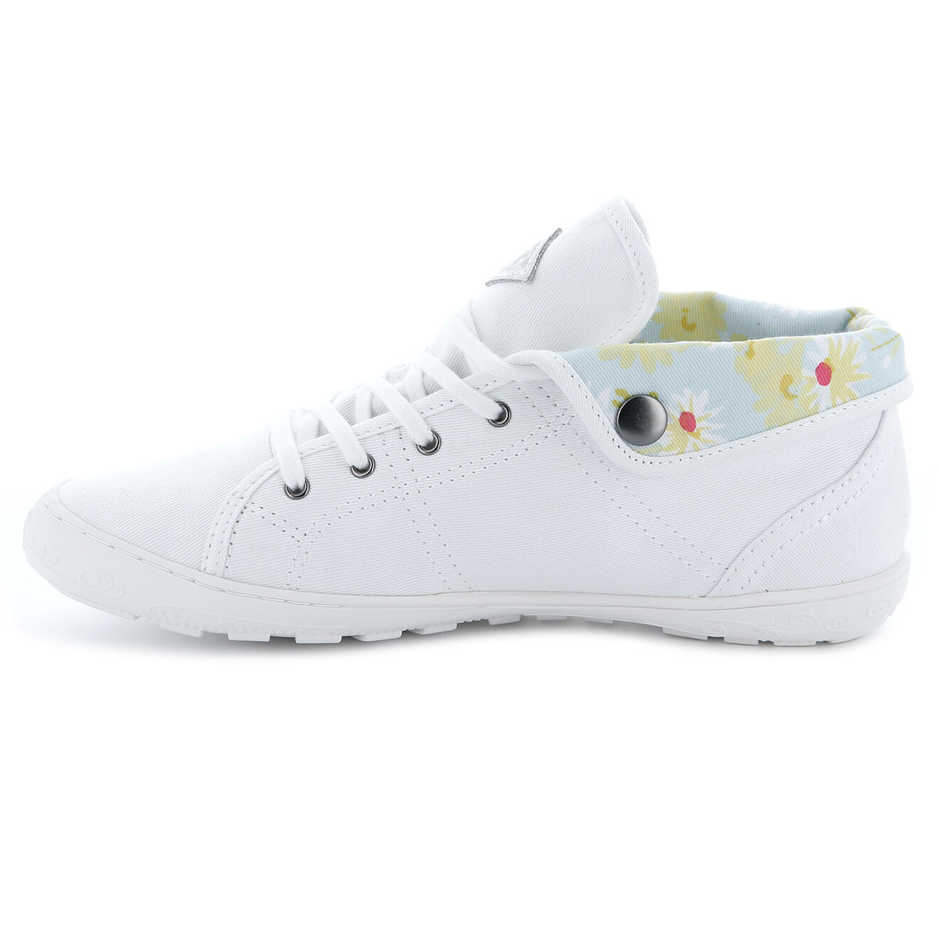 Palladium Baskets montantes en Toile Gaetane blanc/multicolore