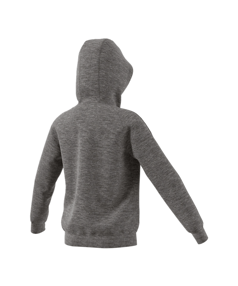 adidas Core 18 Hoody Kapuzensweatshirt Kids Grau
