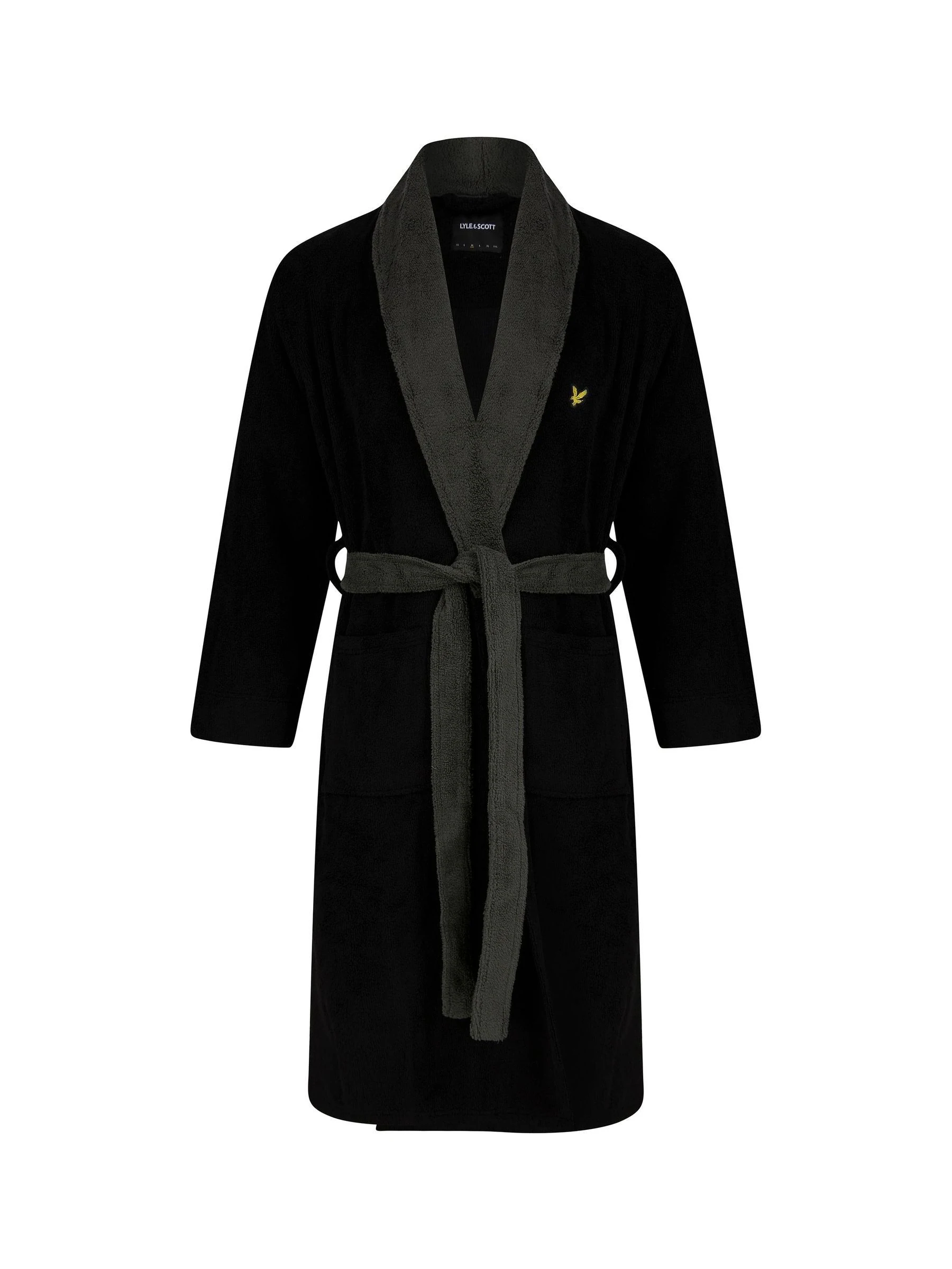 Zwart chroom - Lyle & Scott Adrian badjas
