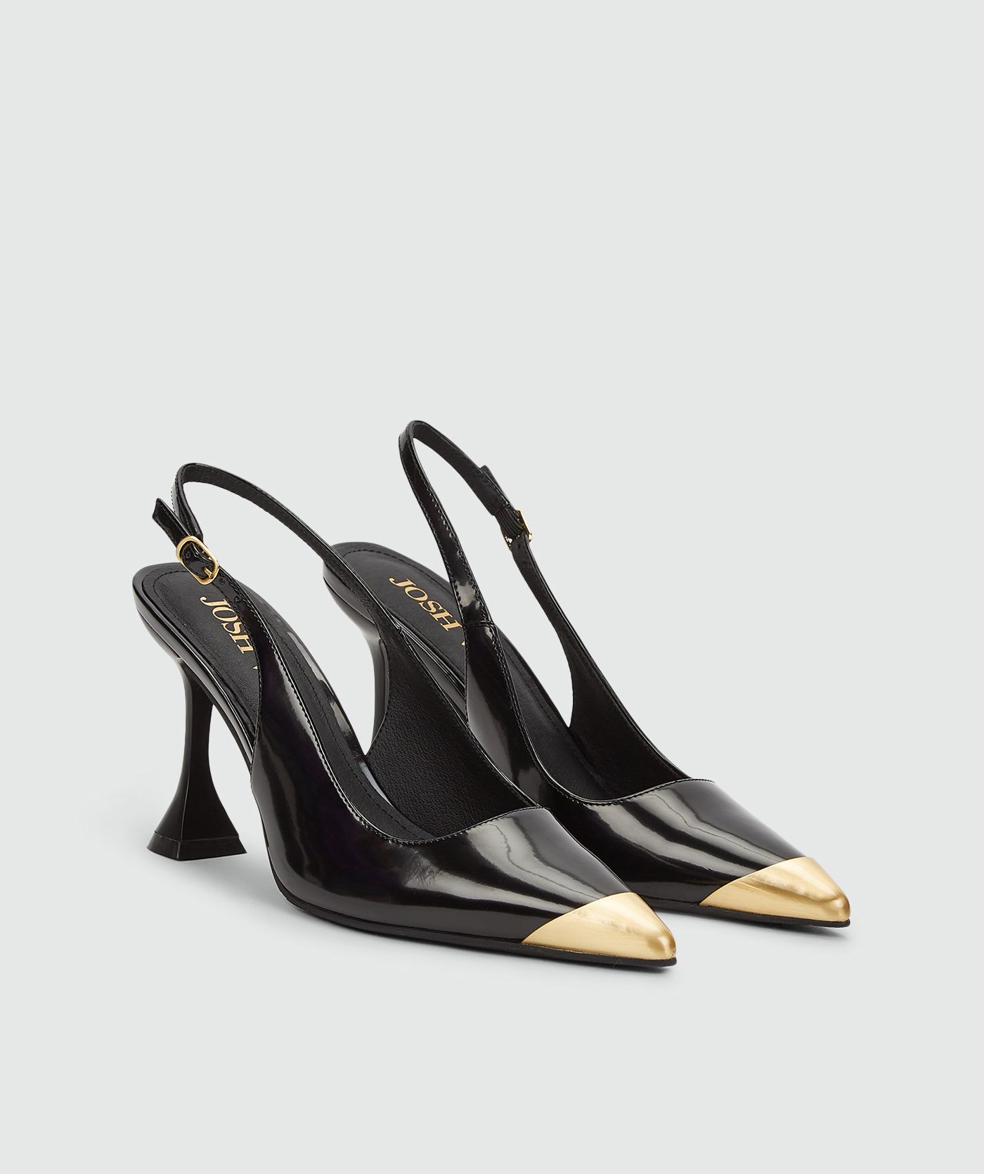 JV-ELEANNA slingback met gesp - black