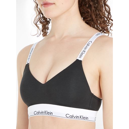 Calvin Klein Modern Cotton Bralette, Black, L
