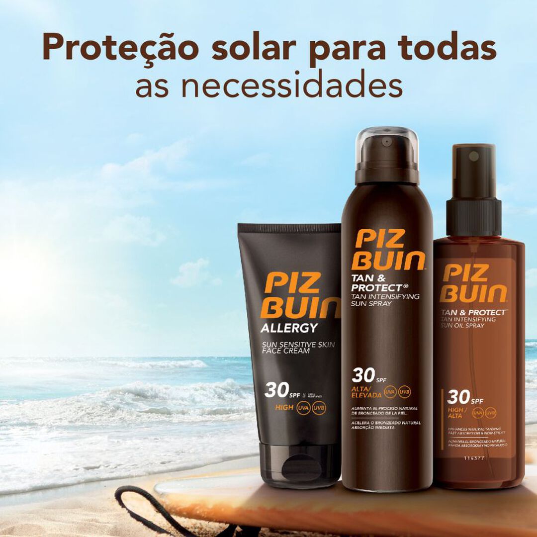 PIZ BUIN  Protetor Solar Allergy FPS30 Pele Sensível ao Sol - 200ml