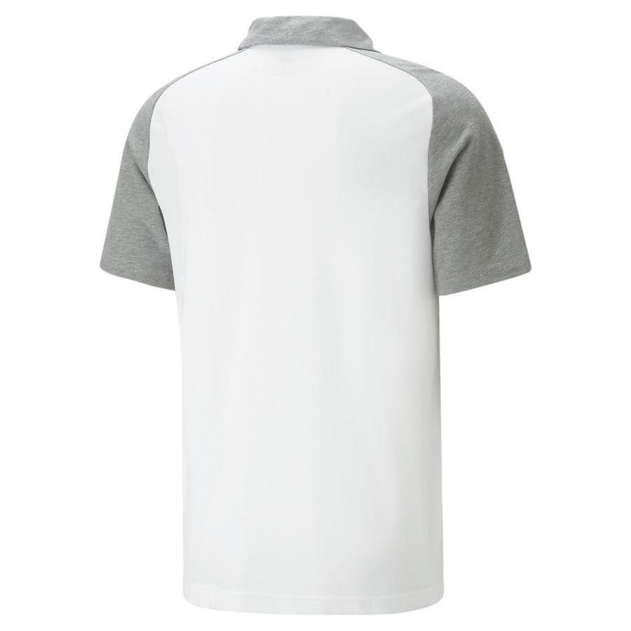 PUMA Polo teamCUP Casuals - Blanc/Gris