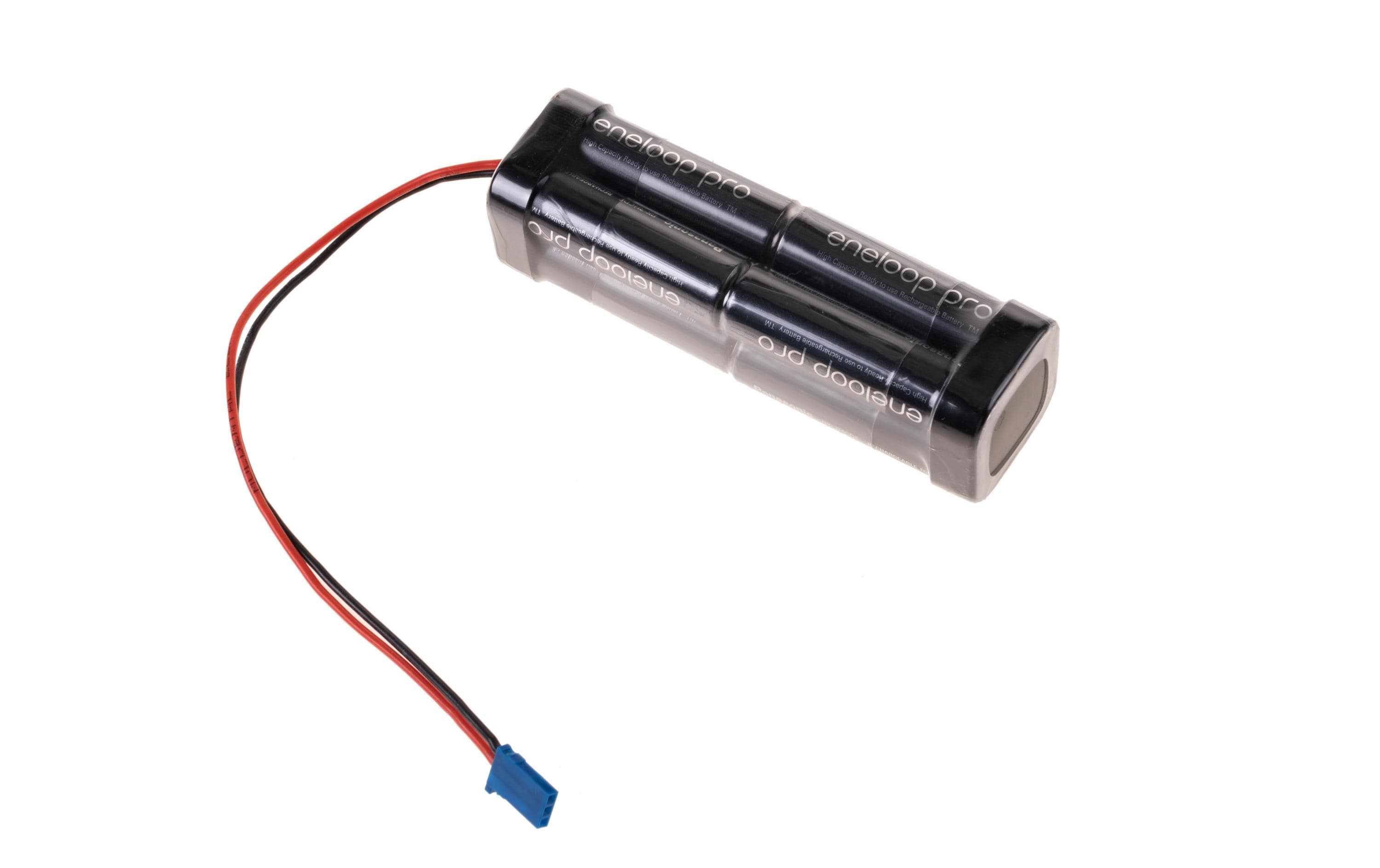 RC-Akku NiMH 2500 mAh 9.6 V Eneloop Pro für Sender8 Zellen NiMH-Akku Sender/Empfänger