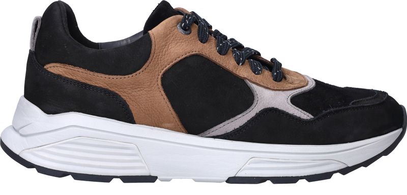Xsensible Rialto Stretchwalker Sneakers Zwart Heren