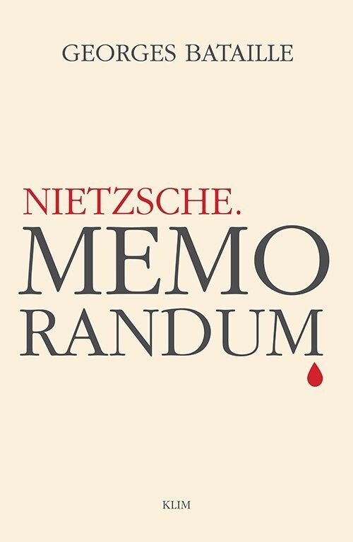 Nietzsche Memorandum - Georges Bataille - Bog