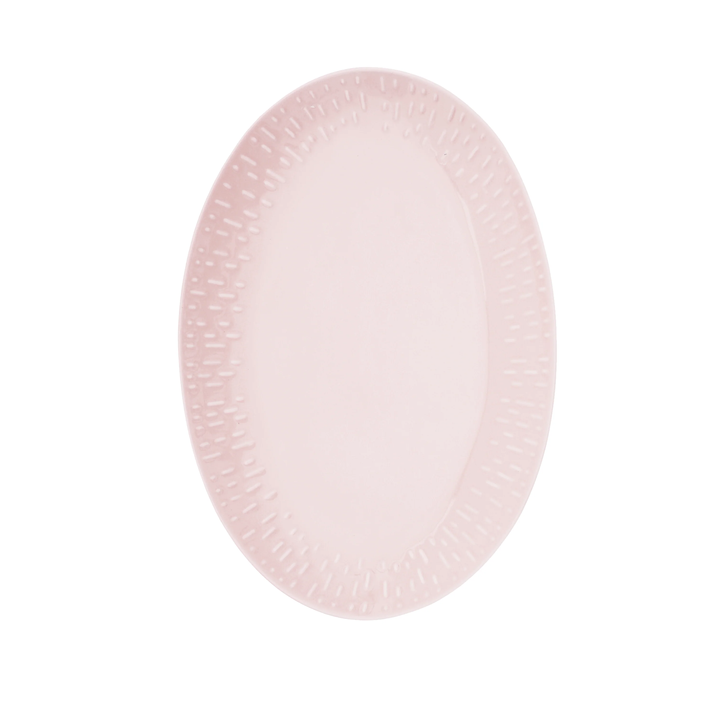 Aida  Confetti Candy floss oval fad m/relief - 36x25,5 cm.