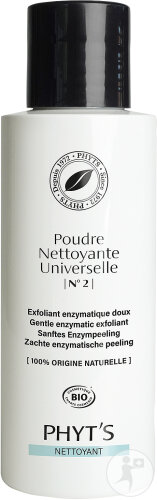 Phyt's Poudre Nettoyante Universelle N°2 Exfoliant Enzymatique Doux Bio 50g