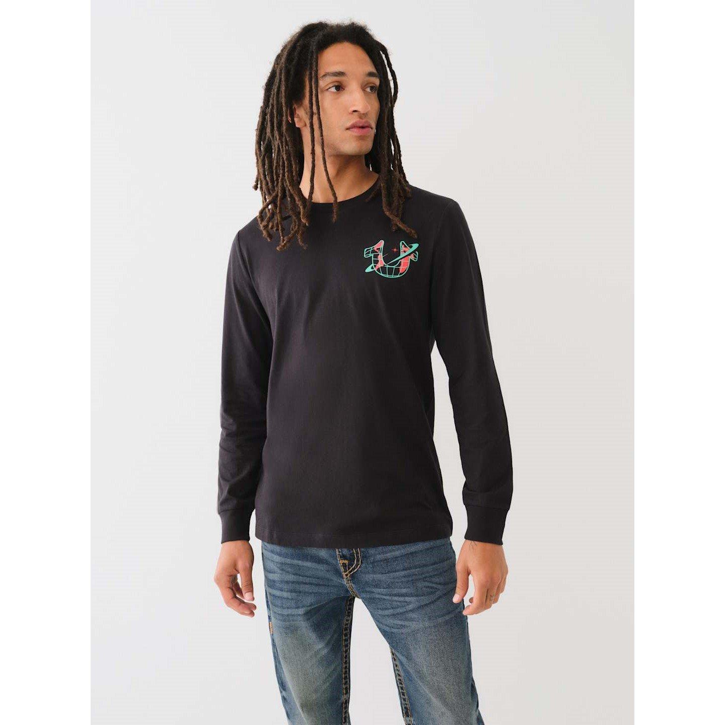 True Religion TL Long Sleeve High Dynasty T Shirt Mens