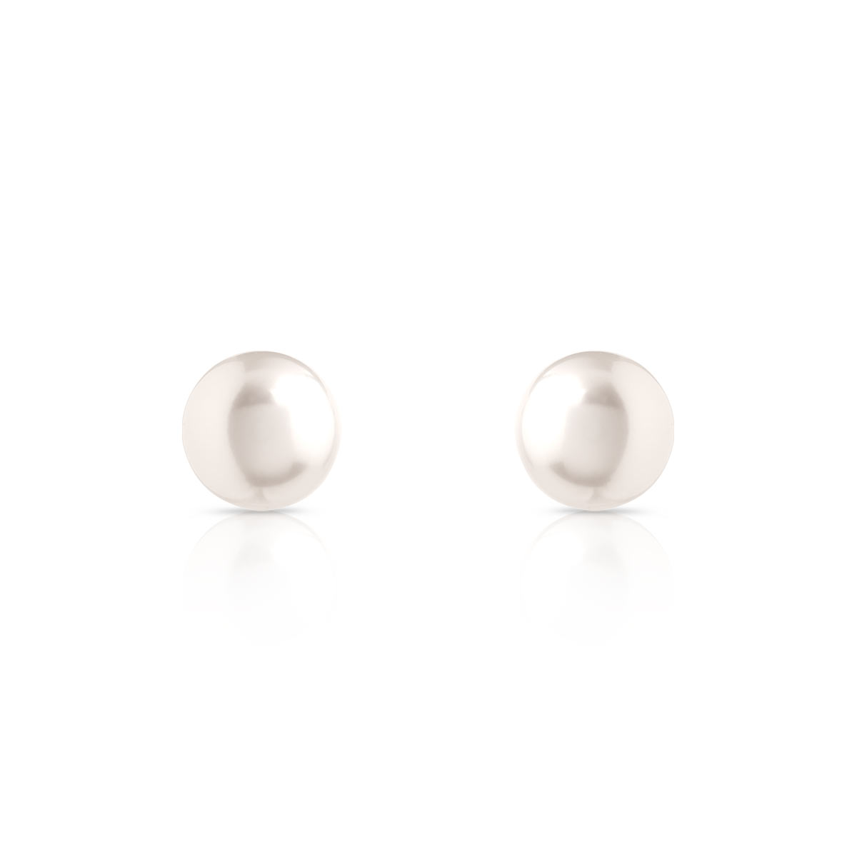 Boucles d'oreilles or 750 jaune perles de culture du Japon