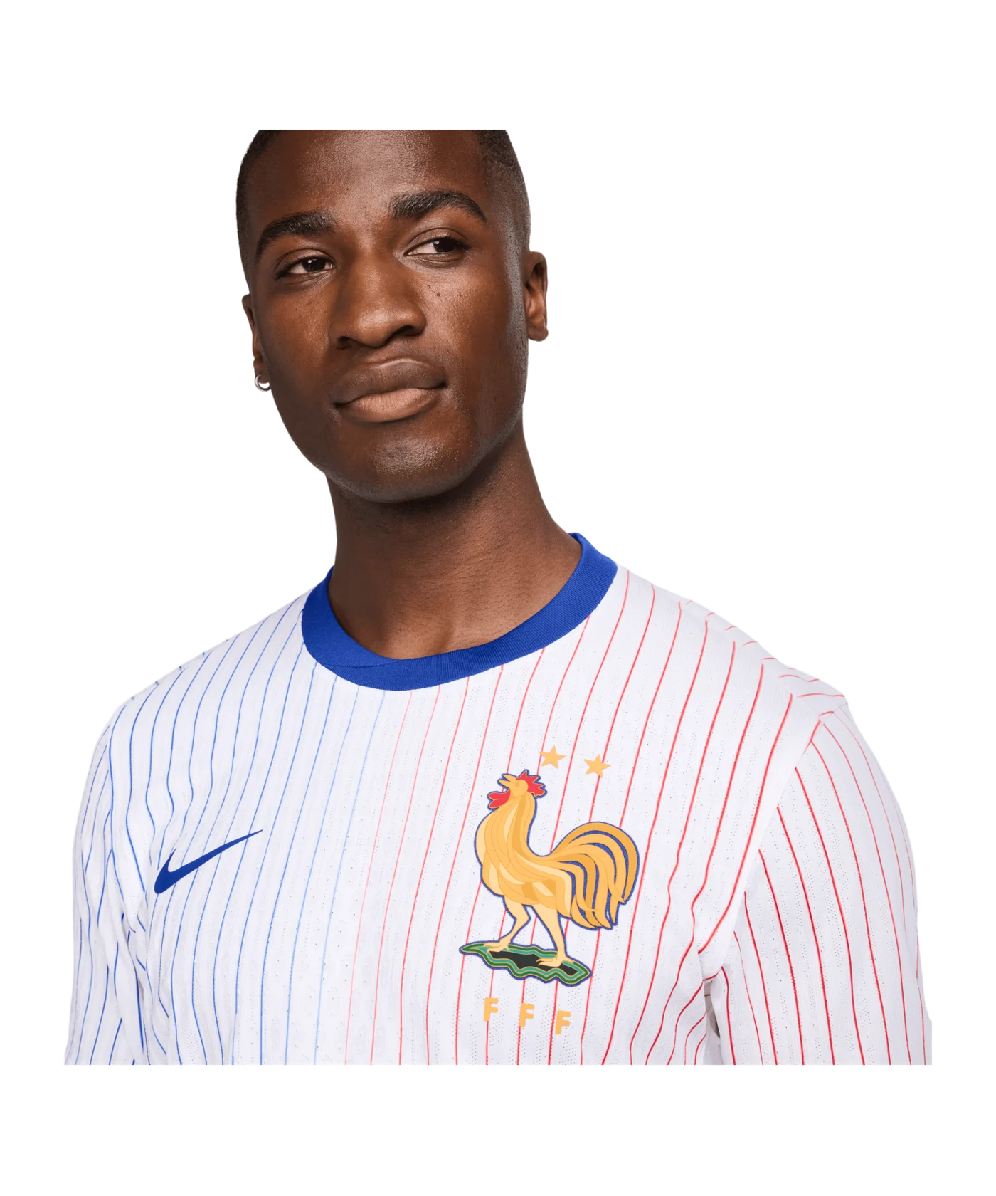 Nike Frankreich Auth. Trikot Away EM 2024 Weiss F100