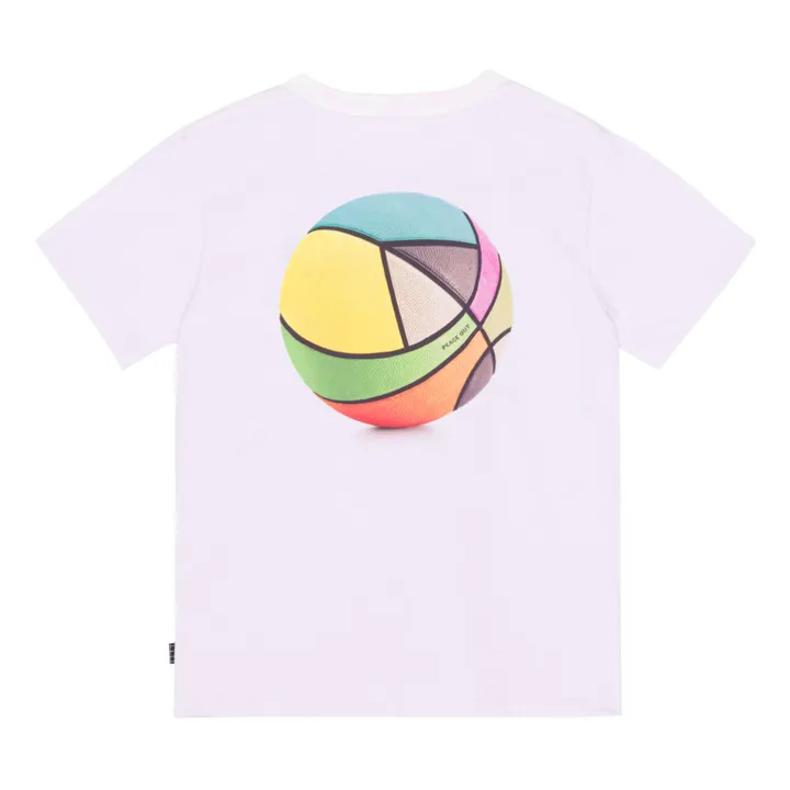 Molo T-Shirt Rodney Peace Basket Coton Bio | Blanc