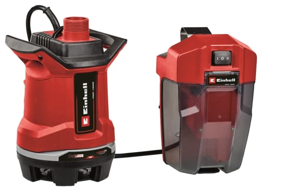 Einhell GE-DP 18/25 Li, 153 W, Batteri, 0,5 stang, 7500 l/t, Sort, Rød - SOLO