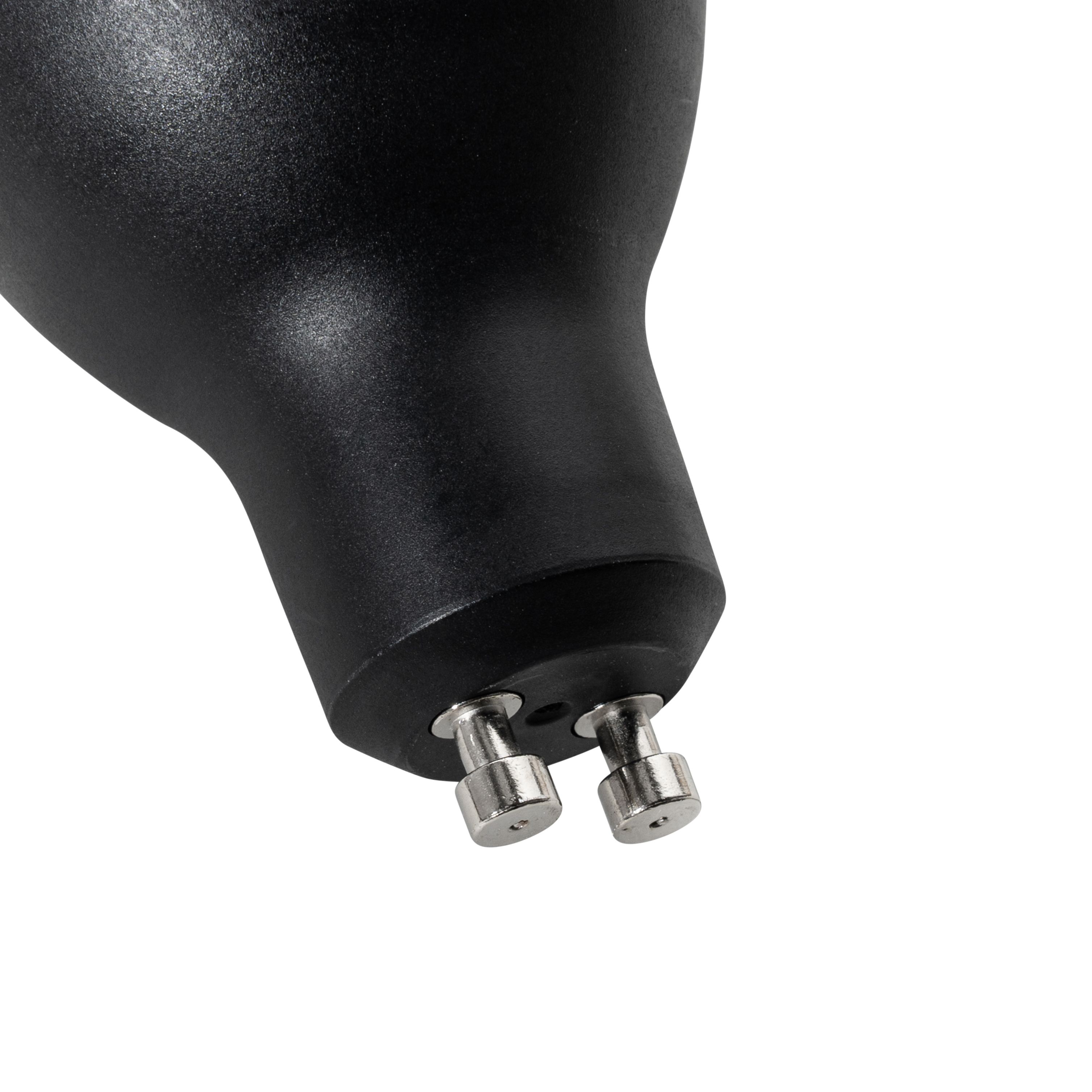 Set van 5 GU10 3-staps dimbare LED lampen zwart 6W 4300 lm 2000 - 6000K