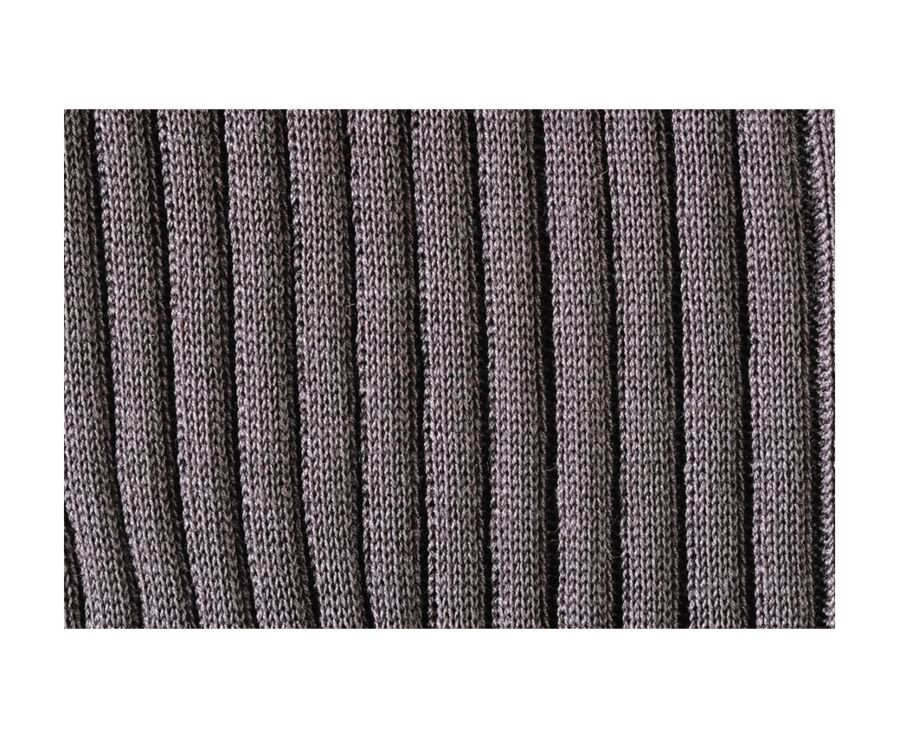 Chaussettes ville homme fil d’Écosse Gris