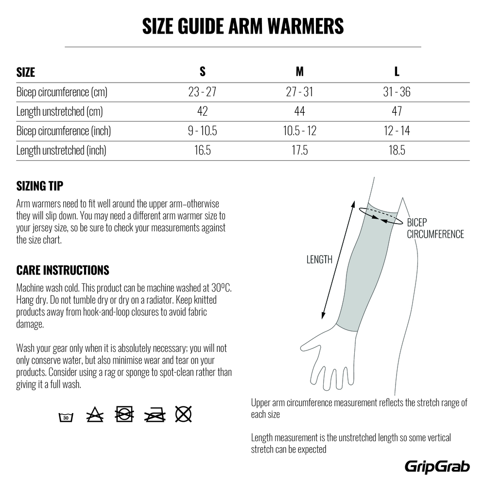 GripGrab Arm Warmers