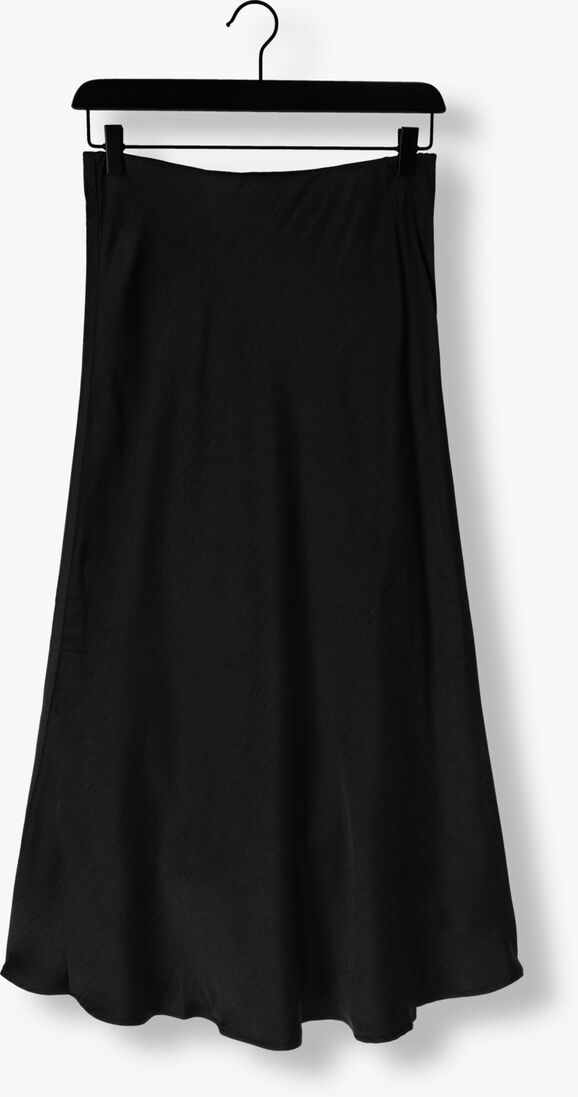 NOTRE-V zwarte notre-v midirok satin skirt