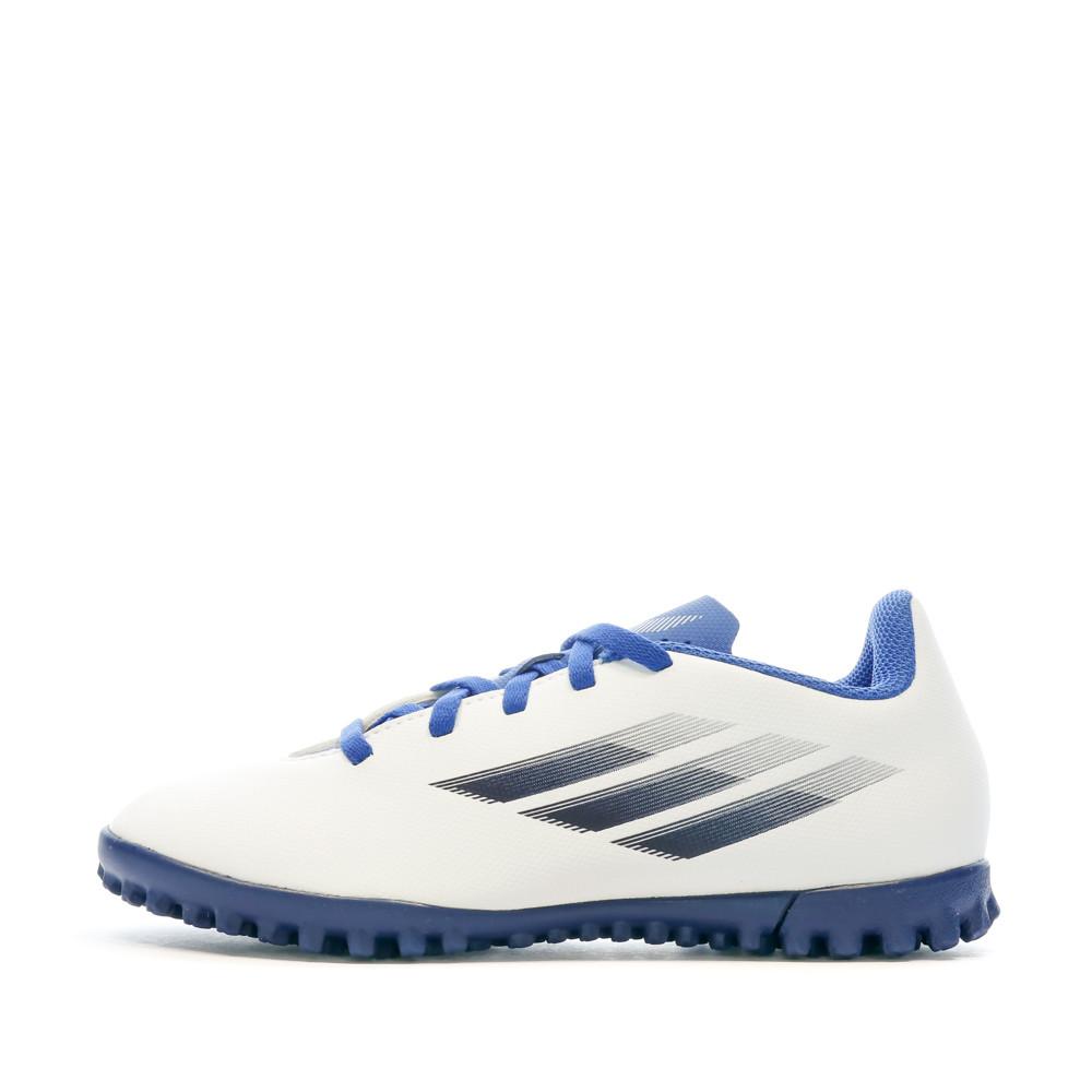 Adidas Chaussures de futsal Blanc/Bleu Enfant Adidas X Speedflow.4